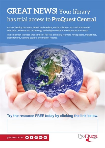 Probni pristup - ProQuest Central i The SciTech Premium Collection
